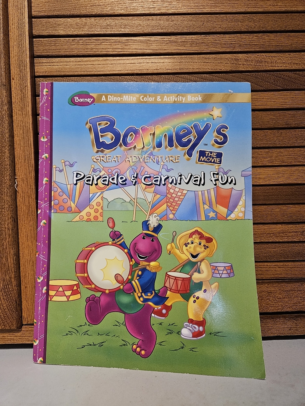 Barney's Great Adventure Coloring Book- Used